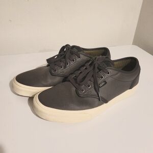 Vans Atwood Black/Turtledove Sneakers, Men's Canvas Shoes, 10.5